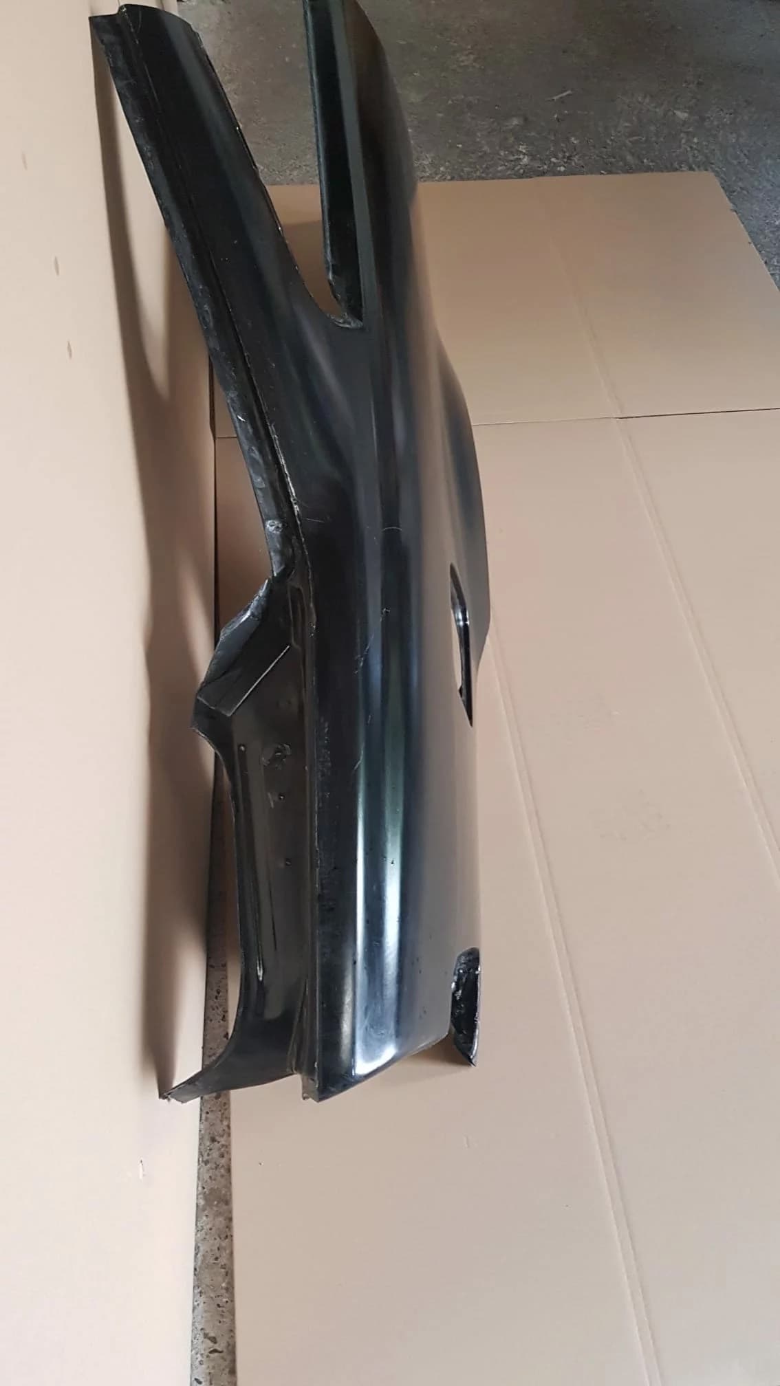Carbon Seitenteil BMW E36 Coupé – Perspektivansicht komplette Seitenwand