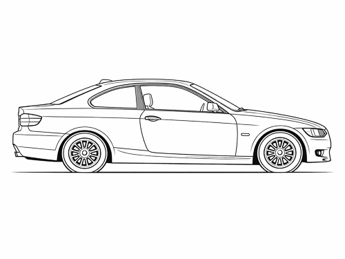 BMW_E92_Seitenansicht