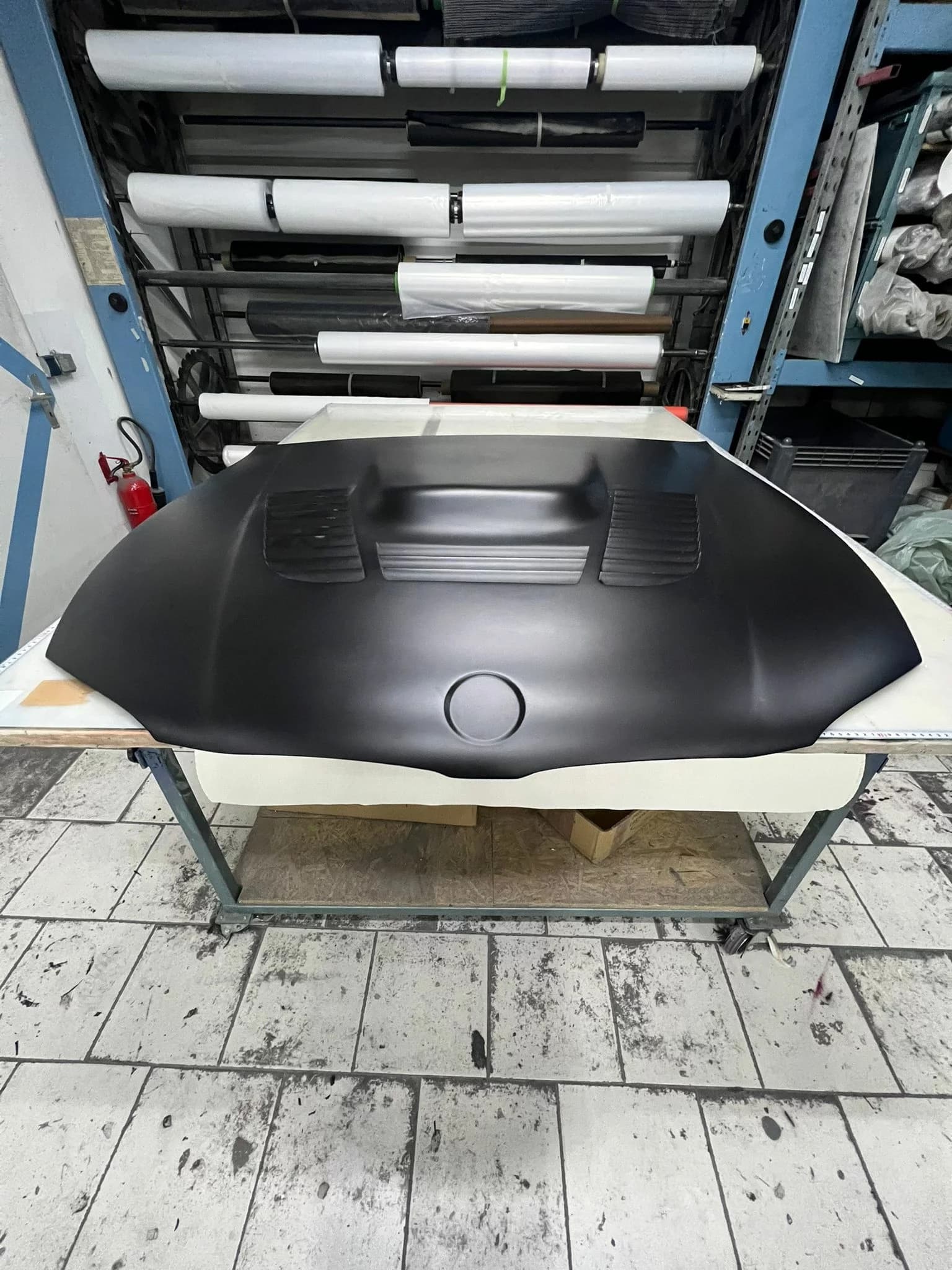 Carbon Motorhaube BMW E82 1er M GTR Style, Außenansicht von oben