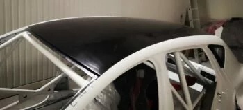 Carbon Dach SEAT Leon TCR, Frontbereich des Dachs mit Übergang zur Windschutzscheibe