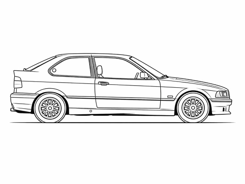 BMW_E36_Compact_Seitenansicht