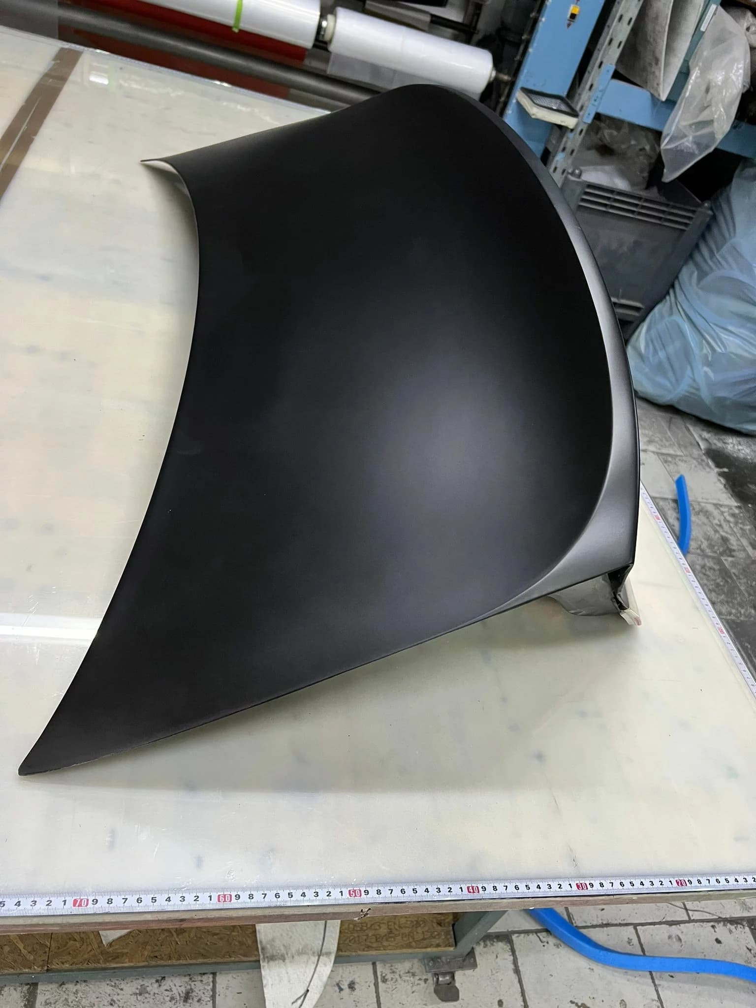 Detail Heckbereich BMW E46 CSL Ducktail, Übergang zur Rückleuchte