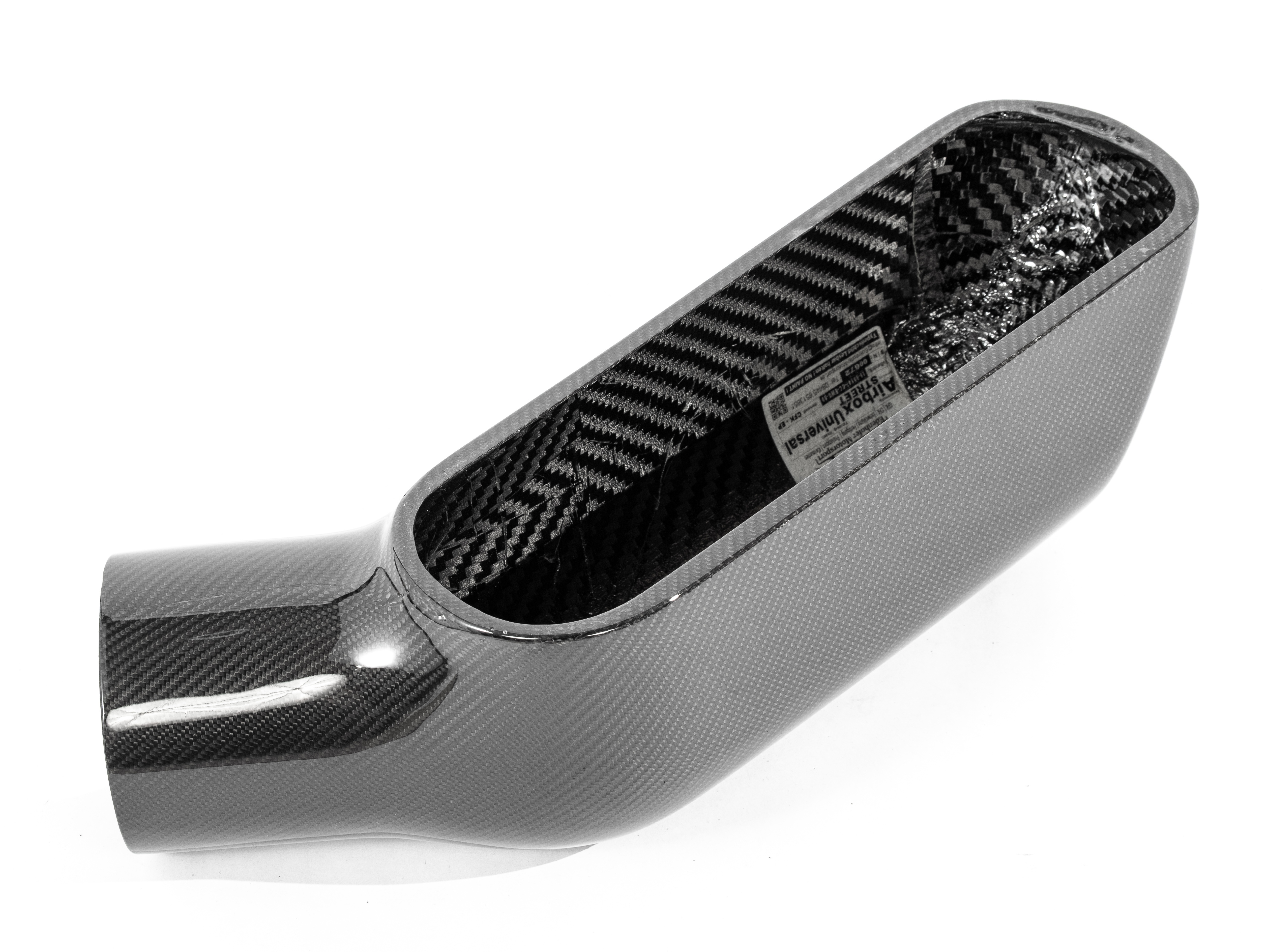 4-Zylinder Universal Carbon Airbox – optional mit Platte und Halter