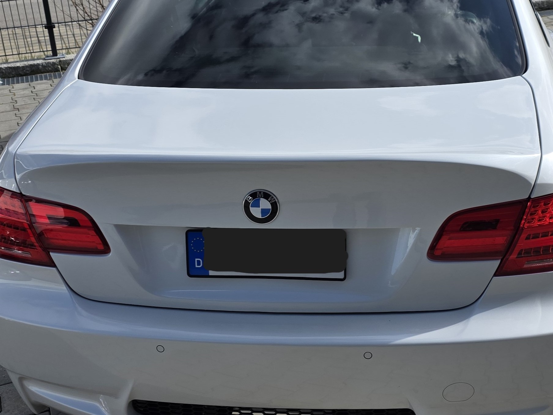 Carbon Heckklappe passend für BMW E92 Coupé inkl. M3 CSL / LCI-hintere-blick