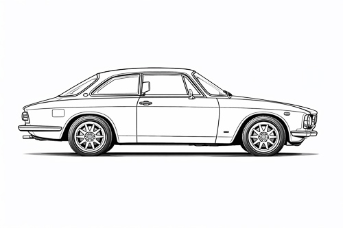 Alfa-Romeo - Seitenansicht