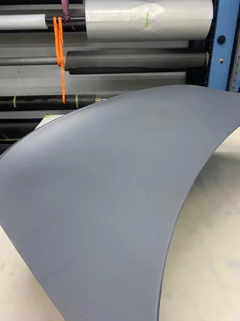 Seitenansicht der Carbon Heckklappe BMW E46 CSL, aerodynamische Bürzel-Form