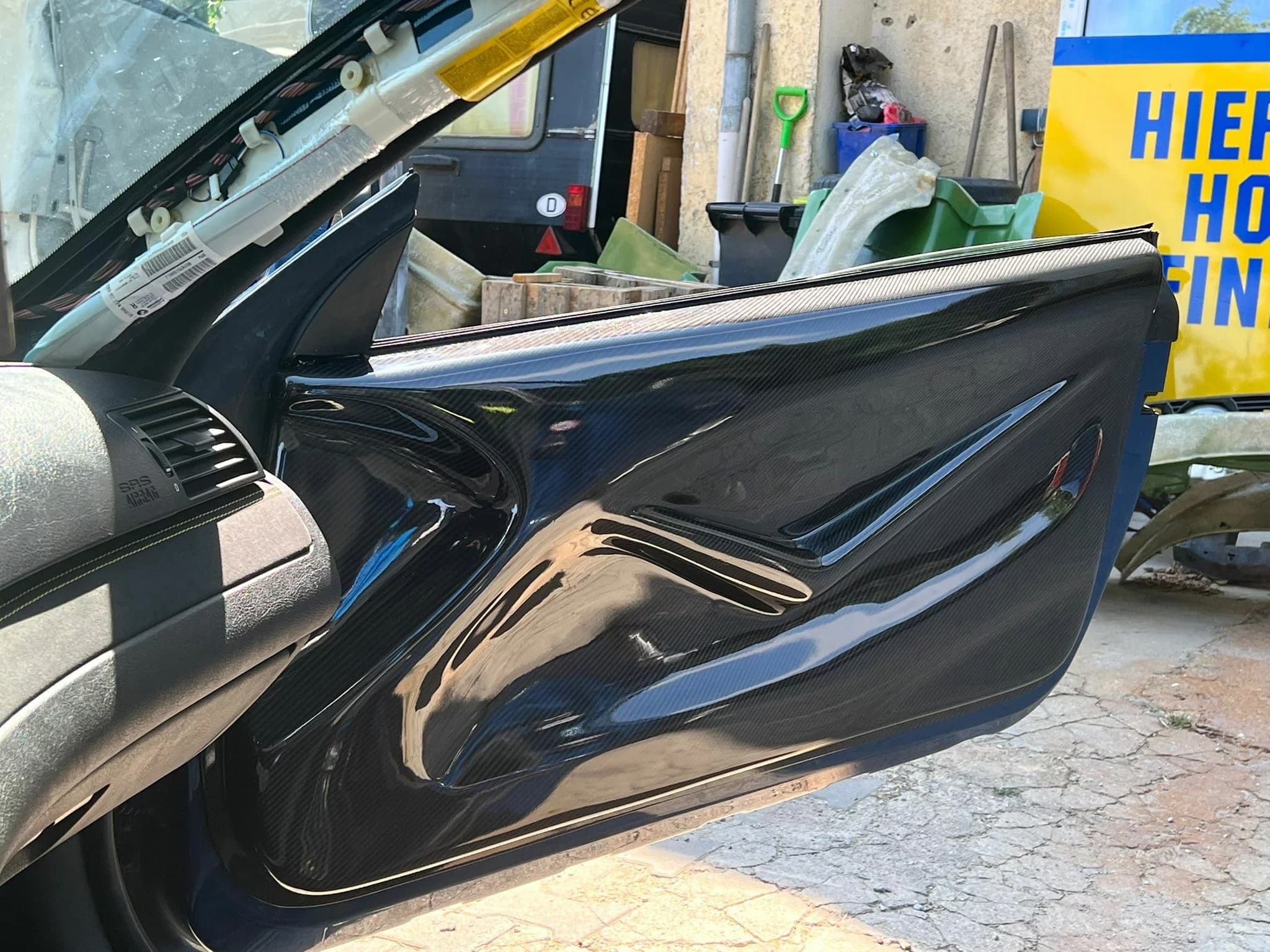 BMW E46 Carbon Türverkleidung – sportliches Leichtbau-Design Innenraum