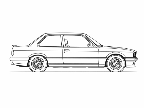 BMW_E30_Seitenansicht