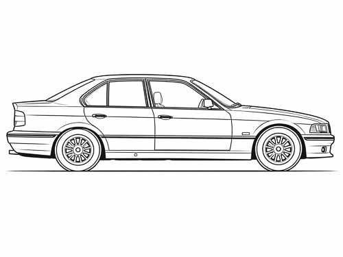BMW_E36_Seitenansicht