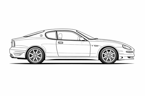 Maserati - Seitenansicht