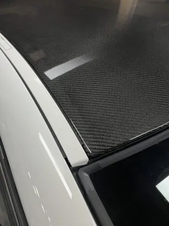 BMW E90 Carbon Dach Detail, saubere Übergänge zur Karosserie